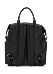 Black fabric women's backpack TOREN-0294-99(Z24)-04