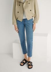 Black leather women's flip-flops BUTYD-1161-99(W26)