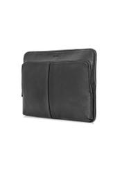 Black leather men's briefcase TORMS-0446-99(W25)-02