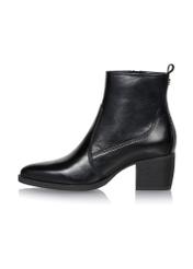 Women's heeled leather boots BUTYD-1005-99(Z24)