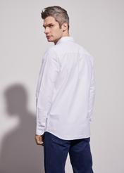 Classic white men's shirt KOSMT-0305-11(W23)-02