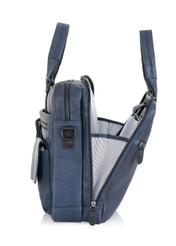 Men's navy blue leather bag TORMS-0047N-69(Z24)-03