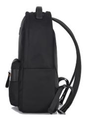 Classic black men's backpack TORMN-0316-99(W24)-03