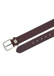 Men's brown leather belt PASMS-0273-1I(Z26)