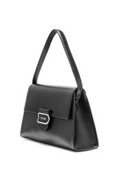 Elegant black women's handbag TOREC-1068-99(Z25), diagonal view of the product on a white background.