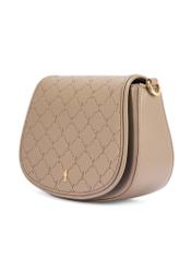 Beige women's messenger bag TOREC-1179-1P(W26), diagonal product view on a white background.