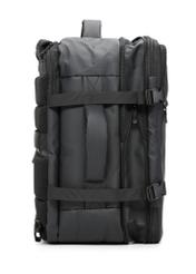 Black large men's backpack TORMN-0414-99(W26) - side view of the product, on a white background.