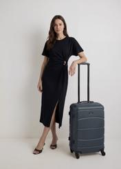 Medium suitcase on wheels WALAB-0077-8C-24(W26)