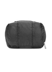 Black women's cosmetic bag TOREN-0323-99(Z25), back view of the product on a white background.