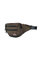 Men's khaki waist bag TORMN-0418-8D(W26) - diagonal product view, on a white background.