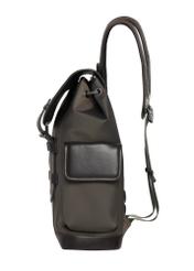 Men's khaki backpack TORMN-0436-8B(Z26), side product view on white background.