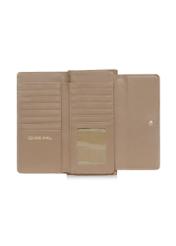 Large beige ladies wallet with embossing POREC-0347-81(Z24)-04