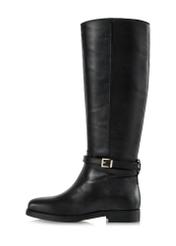 Black leather women's riding boots BUTYD-1089-99(Z24)-03