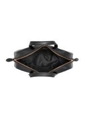 Small women's handbag in black TOREC-1382-99(Z26), product view inside on white background.