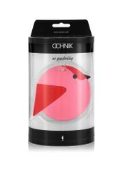 Round luggage tag pink bird AW-004-0004-31(W23)-02