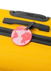 Luggage tag AW-012-0010-31(W25), product view on a suitcase on a white background.