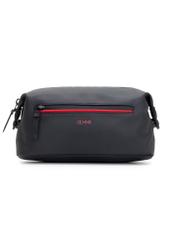 Black men's cosmetic bag TORMN-0397-9J(W26), front product view on white background.