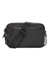 Black men's shoulder bag TORMN-0433-99(Z26), front product view on white background.