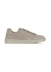 Beige leather men's sneakers BUTYM-0456-93(W24)-02