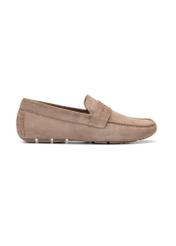 Dark beige suede men's loafers BUTYM-0496-82(W25)-01