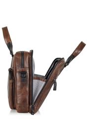 Brown leather men's bag TORMS-0100B-79(Z24)