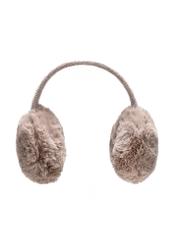 Beige women's earmuffs NAUDP-0003-82(Z25), product view from the front on a white background.