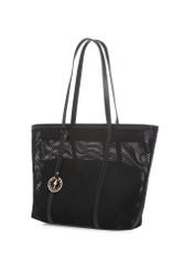 Large mesh women's handbag TOREC-1149-99(W26), diagonal product view on a white background.