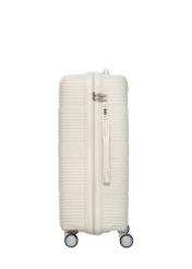 Medium suitcase on wheels WALPP-0022-0C-24(W26), product view from the side on a white background.