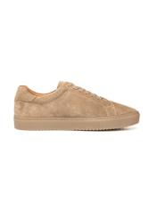 Men's leather shoes in cool beige color BUTYM-0503A-1K(W26), side view of the product on a white background.