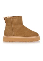 Beige women's snow boots BUTYD-1130-82(Z24)-01