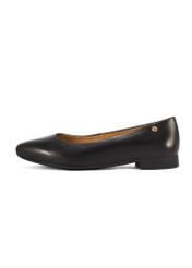 Black leather ballerinas BUTYD-1049B-99(W26)