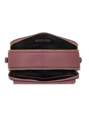 Women's dark pink messenger bag TOREC-0405-5C(Z26), product view inside on white background.