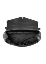 Black women's shoulder bag TOREC-1389-99(Z26), product view inside on a light background.