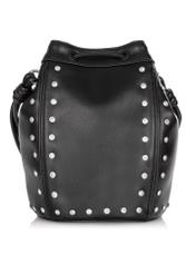 Black women's bag with rhinestones TOREC-0801-99(W23)-04