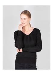 Women's ribbed blouse BLUDT-0104-99(Z20)-01