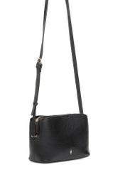 Black small women's handbag TOREC-0768C-99(Z25), product view with strap on white background.