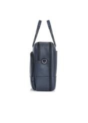 Navy blue leather men's bag TORMS-0020D-69(W25)-03