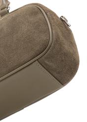 Women's khaki shoulder bag TORES-1193-55 (Z25), close-up of product detail on white background.