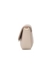 Small beige women's handbag TOREC-1163-1D(W26), side view of the product on a white background.