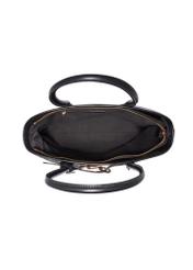 Black large women's handbag TOREC-1076-99(Z26), product view inside on white background.