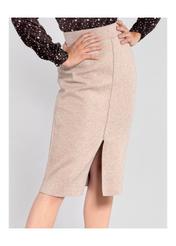 Beige pencil skirt SPCDT-0037-81(Z20)-01