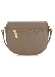Brown leather women's postbag TORES-0972-80(W24)-04