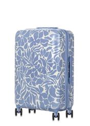 Medium suitcase in MONOI pattern WALAB-0068-61-24(W24)-05