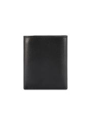 Small men's leather wallet PORMS-0688-9I(W26), product view from the back on a white background.