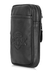 Men's embossed leather pouch PORMS-0515A-99(W23)-05