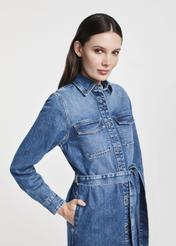 Denim shirt dress SUKDT-0213-69(W25)-07