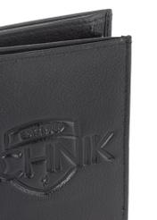 Men's leather wallet with embossing PORMS-0022A-99(W23)-06