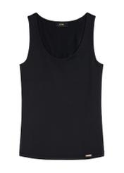 Black women's camisole BLUDT-0179-99(Z24), product view from the front on a white background.