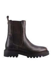 Women's brown leather Chelsea boots BUTYD-1287-1H(Z26), side view of the product on a white background.