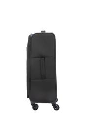 Set of 19"/24"/28" trolley suitcases WALNY-0045-99(W26), side view of the product on a white background.